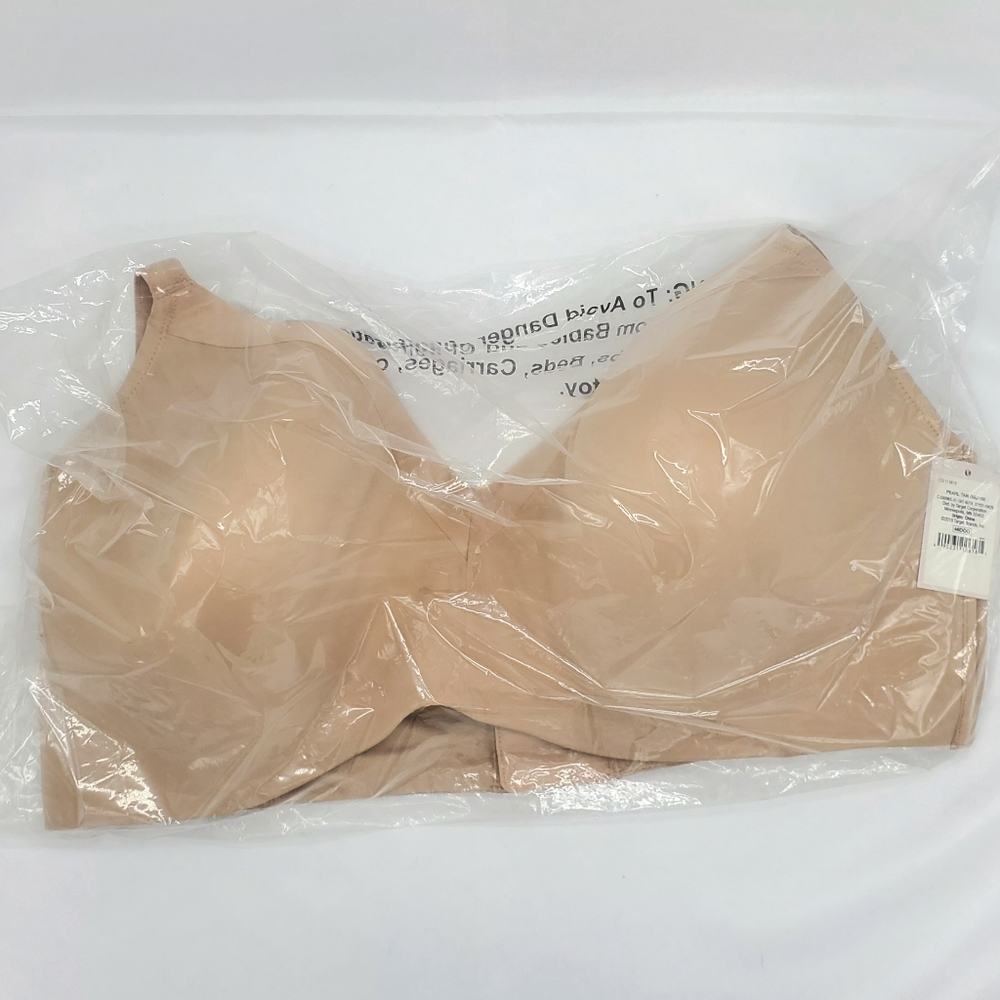 Women's Plus Size Pearl Tan 46DDD T- shirt Bra